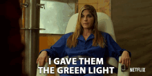 Green Light Go Sign GIF - Green Light Go Sign Tied To Chair GIFs