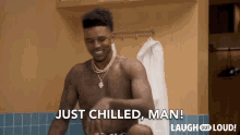 Just Chilled Man Swaggy P GIF - Just Chilled Man Swaggy P Cold As Balls GIFs