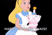 Aliceinwonderland Birthday GIF - Aliceinwonderland Birthday Happybirthday GIFs
