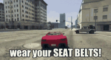 Grand Theft Auto Wear Your Seat Belts GIF - Grand Theft Auto Wear Your Seat Belts Seat Belts GIFs