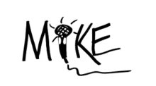 orange mic mike marker mikrofon