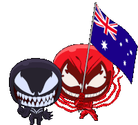 Venom Australia Sticker - Venom Australia Australian Flag Stickers