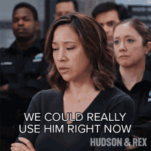 We Could Really Use Him Right Now Sarah Truong GIF - We Could Really Use Him Right Now Sarah Truong Hudson And Rex GIFs