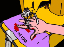 Sewing Machine Accident GIF - Sewing Machine Accident Sewing GIFs