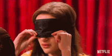 Take Off Blindfold Shelly GIF - Take Off Blindfold Shelly Joey King GIFs