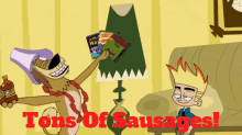 Johnny Test Dukey GIF - Johnny Test Dukey Tons Of Sausages GIFs