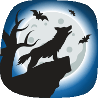 Howl Halloween Party Sticker - Howl Halloween Party Joypixels Stickers