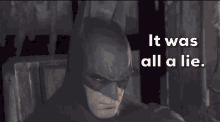 Batman Arkham GIF - Batman Arkham It Was All A Lie GIFs
