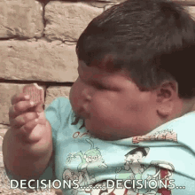 decisions tough cute food fat kid