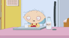 Family Guy Stewie GIF - Family Guy Stewie Drinking Milk GIFs