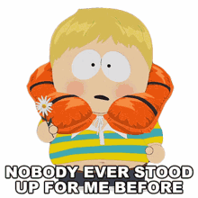 nobody ever stood up for me before larry feegan south park s15e11 broadway bro down