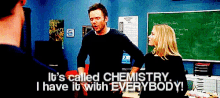 It'S Called Chemistry. I Have It With Everybody! GIF - Chemistry We Have Chemistry Its Called Chemistry GIFs