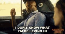 I Dont Know What Im Believing In Shadow Moon GIF - I Dont Know What Im Believing In Shadow Moon American Gods GIFs