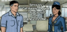 Archer Danger Zone GIF - Archer Danger Zone Kenny Logins GIFs