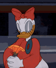 Donald Duck Flower GIF - Donald Duck Flower Donald GIFs