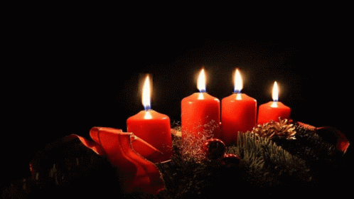 Candles Christmas GIF - Candles Candle Christmas GIFs