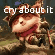 Teemo Cry More GIF - Teemo Cry More Cry About It GIFs