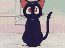 Sad Black Cat Gifs Tenor