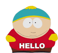 Hello Cartman Sticker - Hello Cartman Southpark Stickers