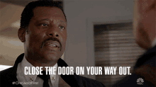 Close The Door On Your Way Out Goodbye GIF - Close The Door On Your Way Out Close The Door Goodbye GIFs