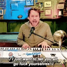 Charlie Kelly Go Fuck Yourselves GIF - Charlie Kelly Go Fuck Yourselves Charlie Day GIFs