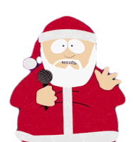Singing Santa Claus Sticker - Singing Santa Claus South Park Stickers