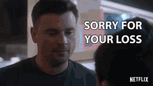 Sorry For Your Loss Tom Welling GIF - Sorry For Your Loss Tom Welling Marcus Pierce GIFs