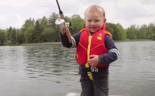 fish fishing toddlers child first catch