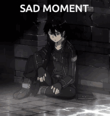 Sad Kirito GIF - Sad Kirito GIFs