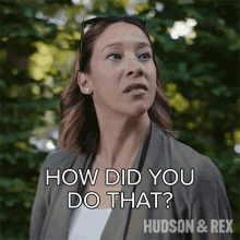 How Did You Do That Sarah Truong GIF - How Did You Do That Sarah Truong Hudson And Rex GIFs