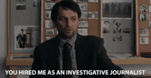 you hired me as an investigative journalist you hired me to investigate and research i was hired to be an investigative journalist matthew rhys lloyd vogel