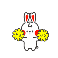 White Rabbit Sticker - White Rabbit Go Go Stickers