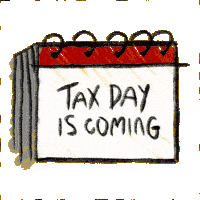 Irs Taxes Sticker - Irs Taxes Tax Day Is Coming Stickers
