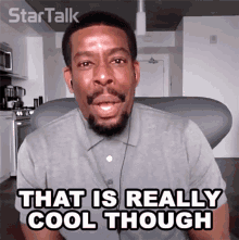 This Is Really Cool Though Chuck Nice GIF - This Is Really Cool Though Chuck Nice Startalk GIFs