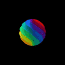 colors rainbow ball optical illusion