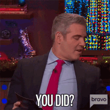 You Did Andy Cohen GIF - You Did Andy Cohen Watch What Happens Live GIFs