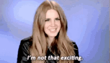 Lana Del Rey Not That Exciting GIF - Lana Del Rey Not That Exciting Shake Head GIFs
