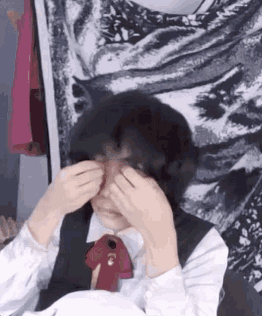 Revil Scratch Eyes GIF Revil Scratch Eyes Itchy Discover & Share GIFs