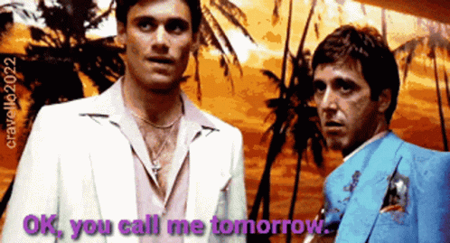 you call me tomorrow morning