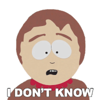 I Dont Know Sharon Marsh Sticker - I Dont Know Sharon Marsh South Park Stickers