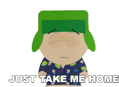 Just Take Me Home Kyle Broflovski Sticker - Just Take Me Home Kyle Broflovski South Park Stickers
