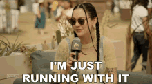 Im Just Running With It Japanese Breakfast GIF - Im Just Running With It Japanese Breakfast Coachella GIFs