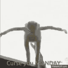 Curse You Monday Kermit GIF - Curse You Monday Kermit Lol GIFs