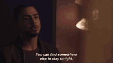 Find Somewhere Else To Stay Tonight Alex GIF - Find Somewhere Else To Stay Tonight Alex Star GIFs