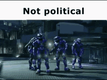 Not Political Halo GIF - Not Political Not Political GIFs
