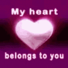 My Heart Belongs To You Heart Beating GIF - My Heart Belongs To You My Heart Heart GIFs