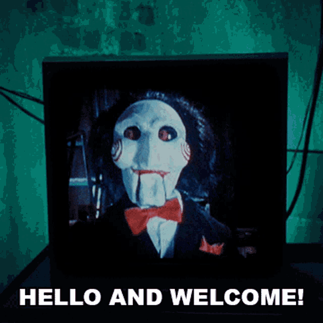 Hello And Jigsaw GIF Hello And Jigsaw Saw5 Discover