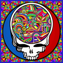 stealie grateful dead groovy psychedelic