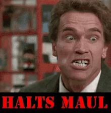 Arnie Sagt Halts Maul - Halts Maul GIF - Halts Maul Halts Maul GIFs