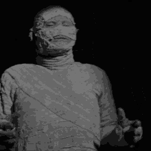 Mummy Walking Klaris GIF - Mummy Walking Klaris Abbott And Costello Meet The Mummy GIFs